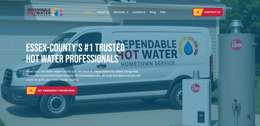 Dependable hot water case study cover